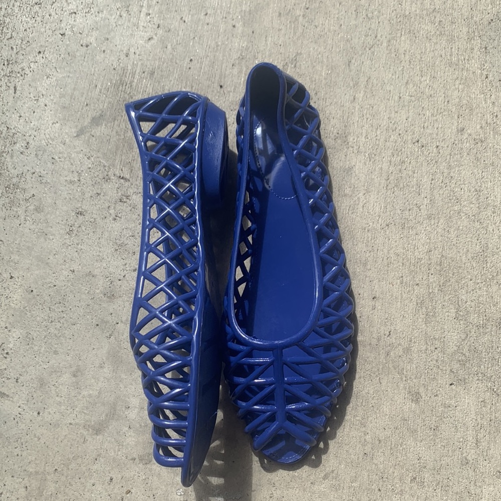 American Apparel Los Angeles Apparel PVC jelly sandals flats - Picture 2 of 3